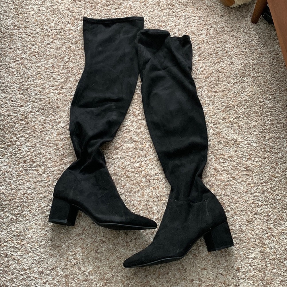 Black Over The Knee Boots